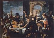 Mattia Preti The guest meal Abschaloms oil on canvas